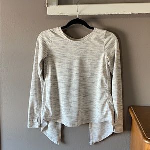 Ash Split Back Long Sleeve T
